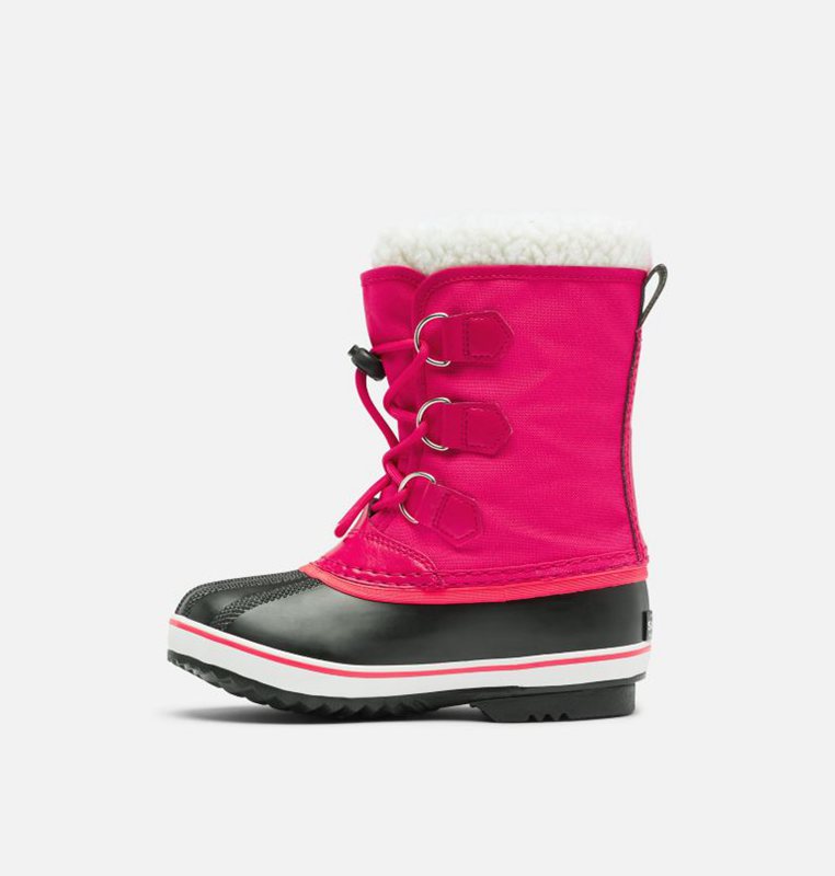 Sorel Barn Vinterkängor Rosa/Svarta - Youth Yoot Pac™ Nylon - KES-420389